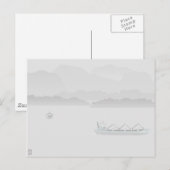 Morning Fog Postcard Postkarte (Vorne/Hinten)