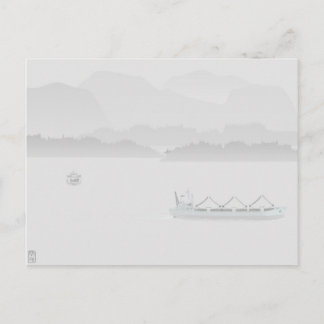 Morning Fog Postcard Postkarte