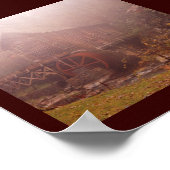 Morning Fog Poster (Ecke)