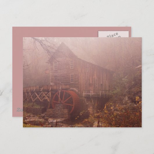 Morning Fog Postkarte (Vorne/Hinten)