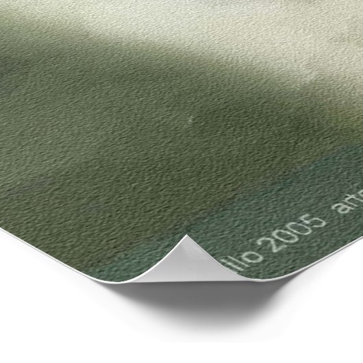 Morning Fog von Gregory Gallo Poster (Ecke)