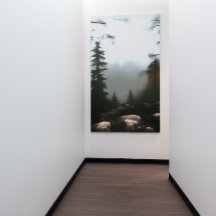 Morning Forest Forest Forest Beyond the Creek Land