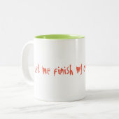 Morning Fuel Zweifarbige Tasse (Vorderseite Links)