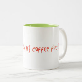 Morning Fuel Zweifarbige Tasse