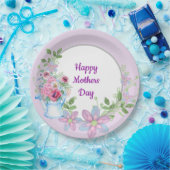 Morning Garden Happy Mütter Day Pappteller (Party)