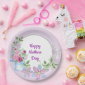 Morning Garden Happy Mütter Day Pappteller (Party)