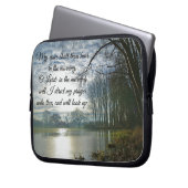 Morning Gebetsbibel Verse Laptopschutzhülle (Vorderseite Links)