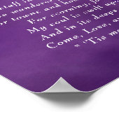 Morning Gedicht von Paul Laurence Dunbar Poster (Ecke)