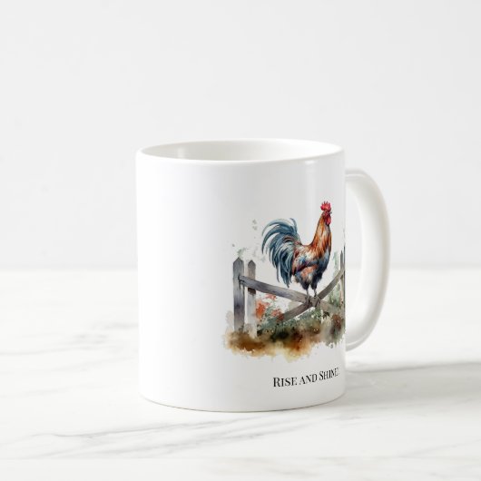 Morning Gloriage: Wasserfarbenröhre, maßgeschneide Kaffeetasse (VorderseiteRechts)