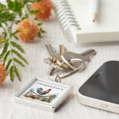 Morning Gloriage: Wasserfarbenröhre, maßgeschneide Schlüsselanhänger (Seite)