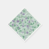 Morning Glories Blue Garden Print Paper Napkins Serviette (Ecke)