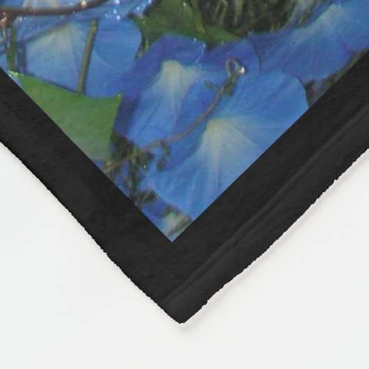 "Morning Glories" Fleece Blanket (Ecke)