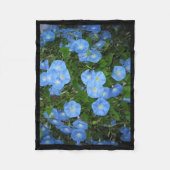 "Morning Glories" Fleece Blanket (Vorderseite)