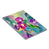 Morning Glories floral Notebook Notizblock (Rechte Seite)