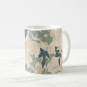 Morning Glories in Blume and Buds by Hokusai Kaffeetasse (VorderseiteRechts)