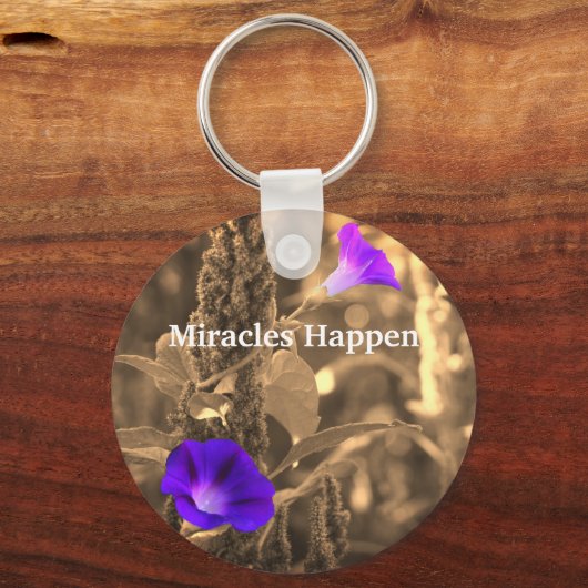 Morning Glories Miracles passieren Inspiration Schlüsselanhänger (Vorderseite)