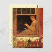 Morning Glories - Postcard Postkarte (Vorne/Hinten)