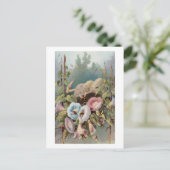 Morning Glories Postkarte (Stehend Vorderseite)