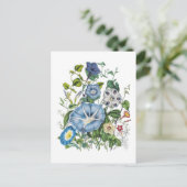 Morning Glories Postkarte (Stehend Vorderseite)
