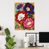 Morning Glories Print Poster (Heimbüro)