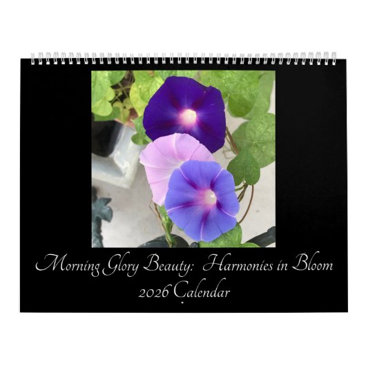 Morning Glory Beauty: Harmonies in Bloom 2026 Kalender (Titelbild)