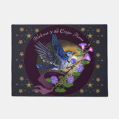 Morning Glory BlueJay Fußmatte (Vorderseite)