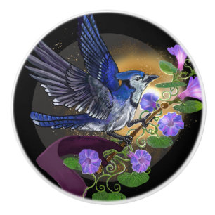Morning Glory BlueJay Keramikknauf