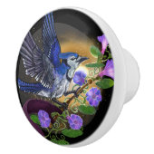 Morning Glory BlueJay Keramikknauf (Rechts)