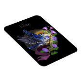 Morning Glory BlueJay Magnet (Rechte Seite)