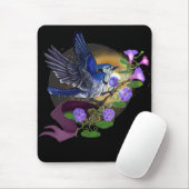 Morning Glory BlueJay Mousepad (Mit Mouse)
