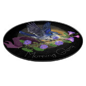 Morning Glory Bluejay Schneidebrett (Ecke)