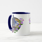 Morning Glory BlueJay Tasse (Vorderseite Links)