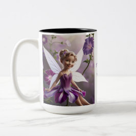 Morning Glory Blume Fairy Zweifarbige Tasse