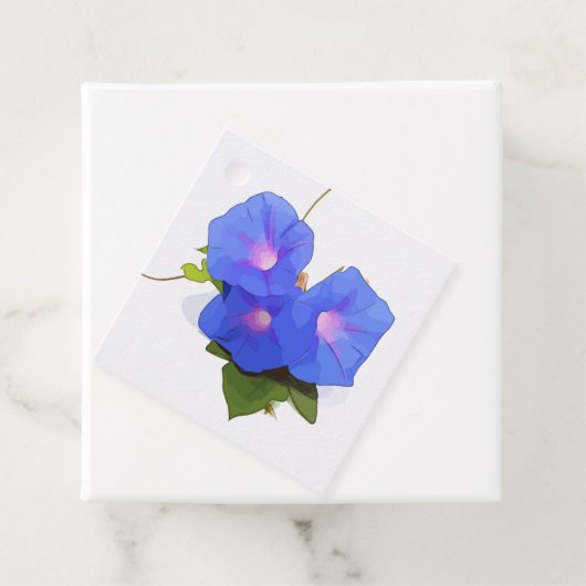 Morning Glory Blume Geschenkanhänger (Beispiel)