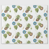 Morning Glory Blume Pattern Geschenkpapier (Flach)