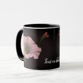Morning Glory Blume Personalisiert Tasse (Vorderseite Links)