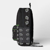 Morning Glory Blumen Mirror Personalisiert Bedruckter Rucksack (Rechts)