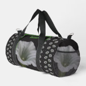 Morning Glory Blumen Mirror Personalisiert Duffle Bag (Rechte Ecke)