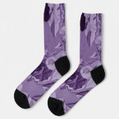 Morning Glory Fine Art Socken (Linkes Detail)