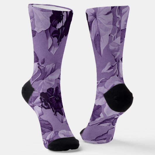 Morning Glory Fine Art Socken (Gewinkelt)