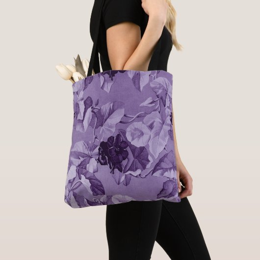 Morning Glory Fine Art Tasche (Von Nahem)
