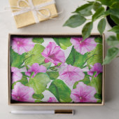 Morning Glory Floral Pattern Seidenpapier (Geschenk)