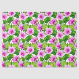 Morning Glory Floral Pattern Seidenpapier