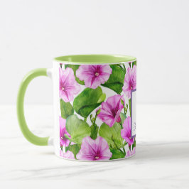 Morning Glory Floral Tasse