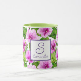Morning Glory Floral Tasse