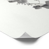 Morning Glory Hokusai Japanisch Fine Art Art Poster (Ecke)