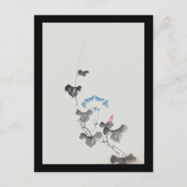 Morning Glory Hokusai Japanisch Fine Art Art Postkarte