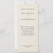 Morning Glory Hydrangea Wedding Einladung - Rosa (Vorderseite)