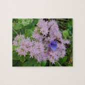 Morning Glory inmitten rosa Blume Puzzle (Horizontal)