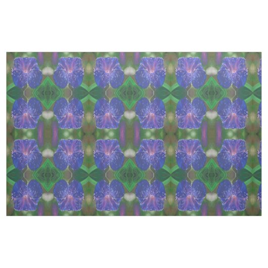 Morning Glory (Ipomoea Purpurea) Petals und Dew Dr Stoff (Fat Quarter (45,7 x 55,9 cm))